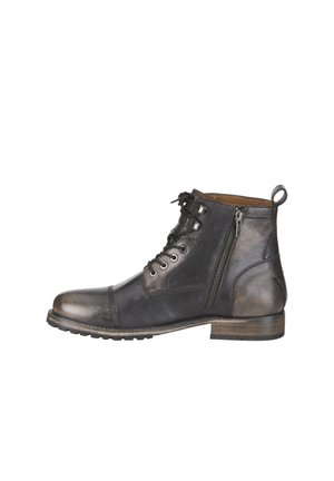 Stockerpoint Schnürstiefelette - schwarz vintage