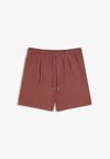 TEXTURED PLUSH - BERMUDA SHORTS 01397238 - Short - bordeaux