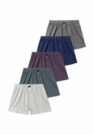 5 PACK - Boxershorts - lila/anthrazit/blau/blaugrün/grau