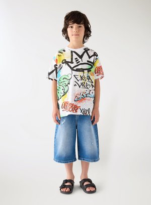 Terranova, STAMPA GRAFFITI ALL-OVER - T-shirt con stampa - var verde mela