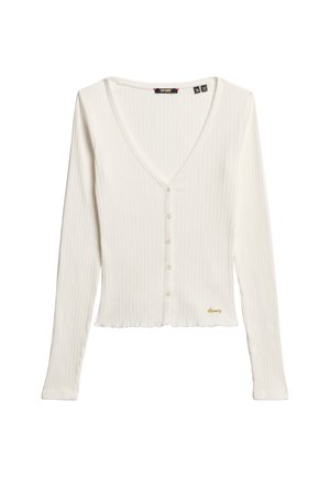 Superdry ESSENTIAL - Cardigan - off white
