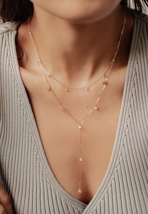 ELLIPSE SET OF 2 - Necklace - gold-coloured