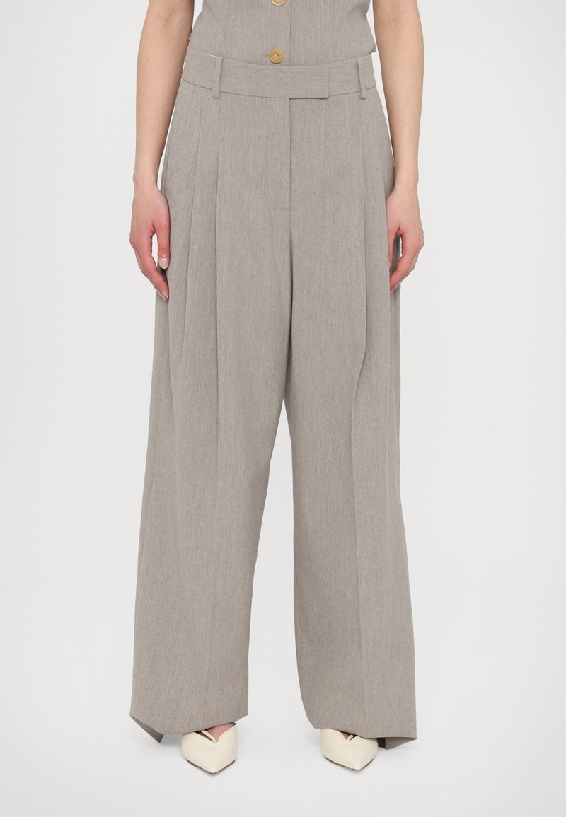 By Malene Birger BARIA - Housut - grey brown melange