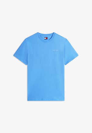 Tommy Jeans, SLIM FIT - Βασικό μπλουζάκι - blue twilight