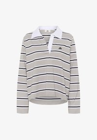 Sélectionné, zuelma stripe drizzle grey