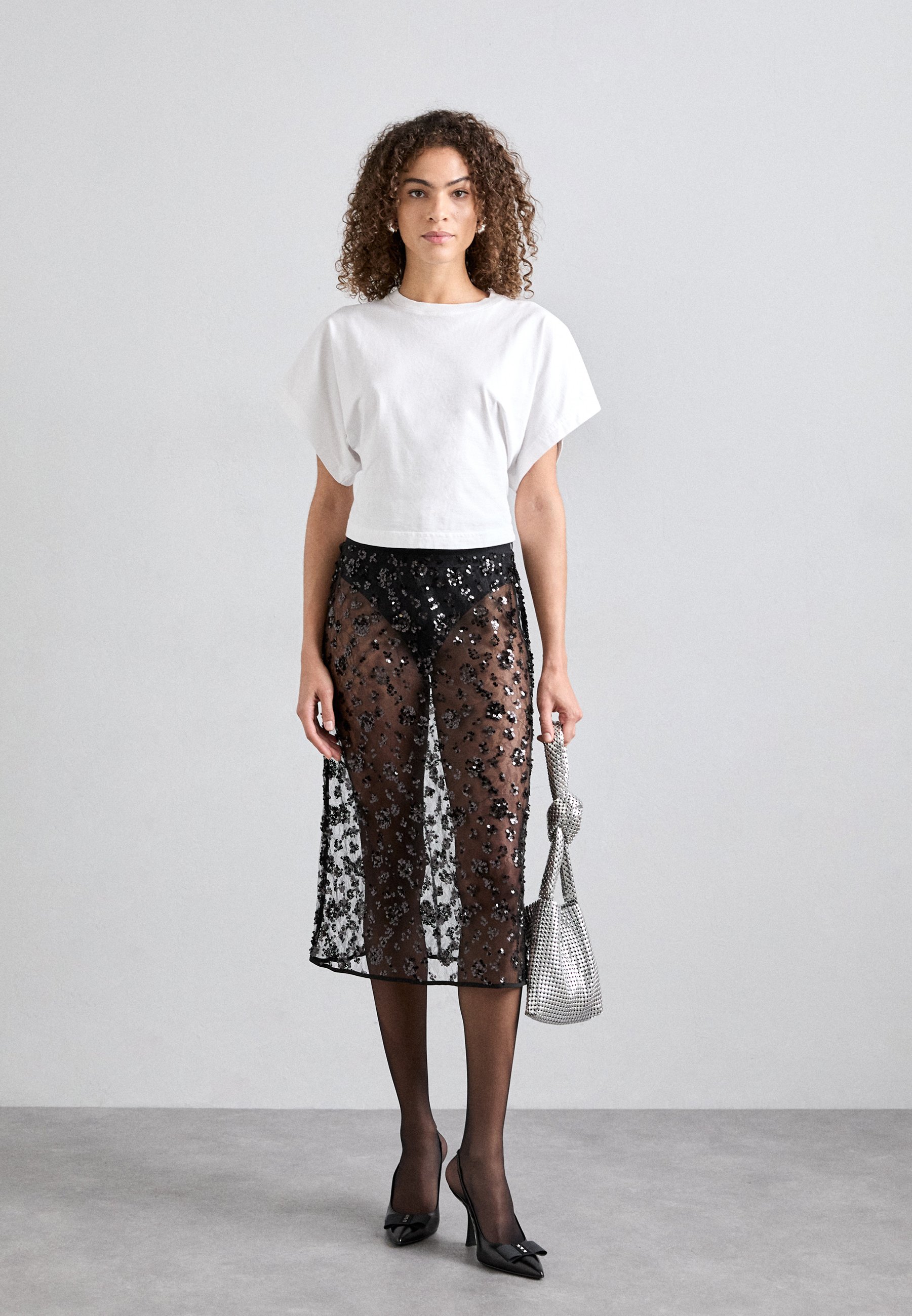 Baum und Pferdgarten SAINA - A-line skirt - black - Zalando