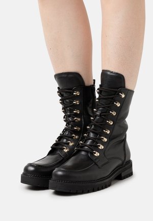 Bottines à lacets - schwarz
