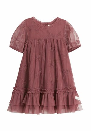 BRODERAD - Shirt dress - purple