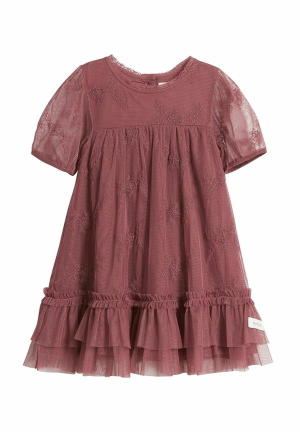 BRODERAD - Blusenkleid - purple