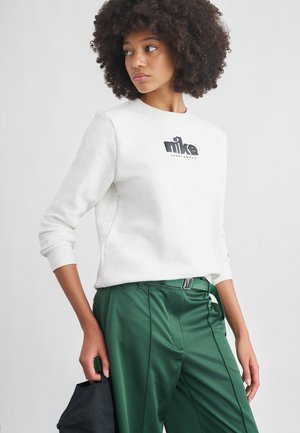 CLUB CREW - Sweatshirt - birch heather/black