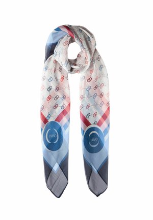 TUCH MIT LOGO-PRINT - Schal - blue