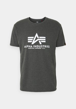 Alpha Industries, CAMO - T-Shirt print - charcoal heather/white