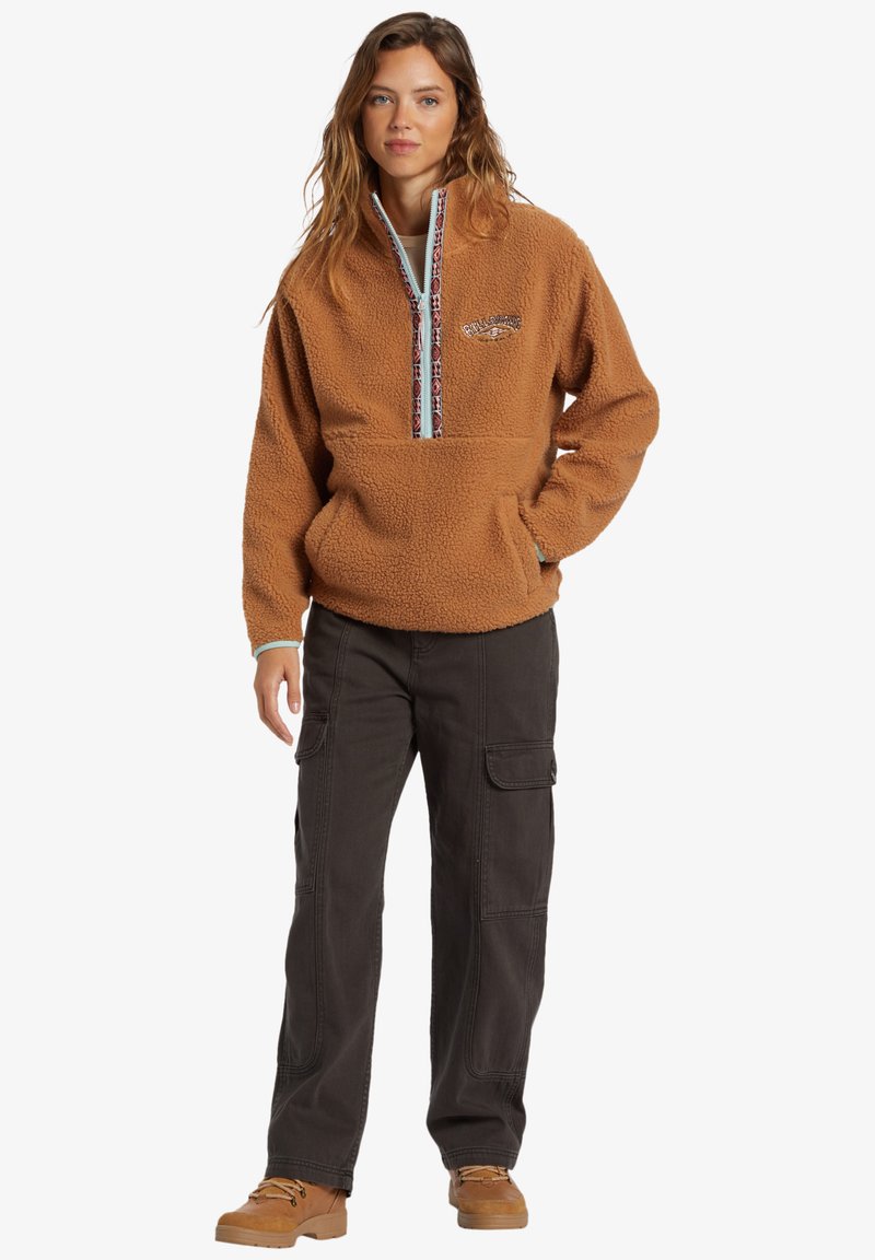 Billabong HORIZON MOCK - Giacca in pile - sandalwood