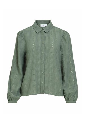 VILA, SHIRT VIZANIA LONG SLEEVED - Chemisier - laurel wreath
