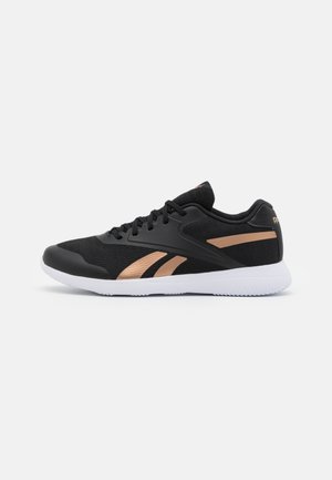 STRIDIUM - Chaussures de course - core black/footwear white/golden bronze