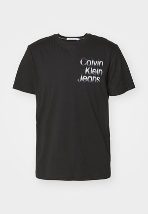 Calvin Klein Jeans T-shirt imprimé - black