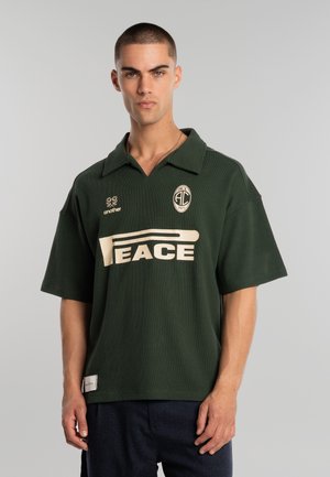 PEACE WAFFLE - Poloshirt - bottle green