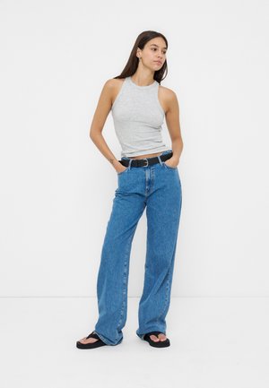 Even&Odd, 2 PACK - Top - black/light grey
