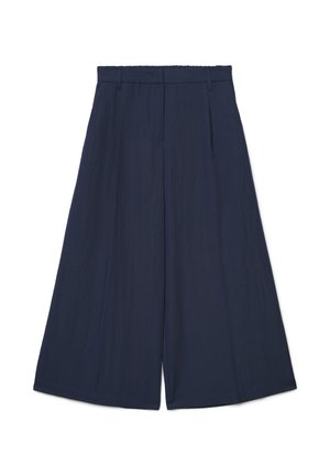 Calliope, PANTALONE LUNGO TINTA UNITA - Gonna a campana - blu notte