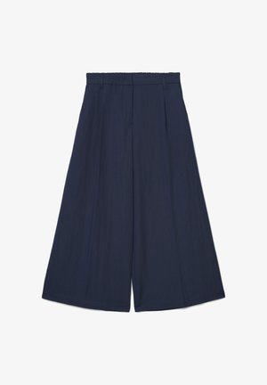 Calliope, PANTALONE LUNGO TINTA UNITA - Gonna a campana - blu notte