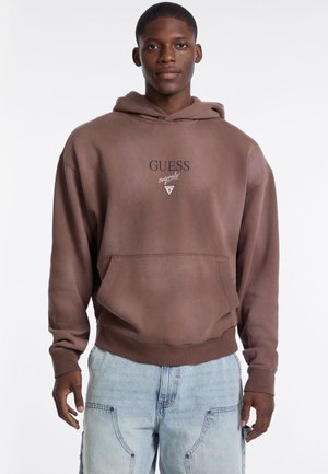 LOGO - Kapuzenpullover - braun