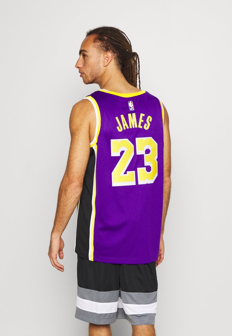 Nike Performance Nba La Lakers Lebron James Swingman Nba Trikot Field Purple Lila Zalando De