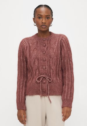 VMLISA STRING CARDIGAN - Kardigan - rose brown melange