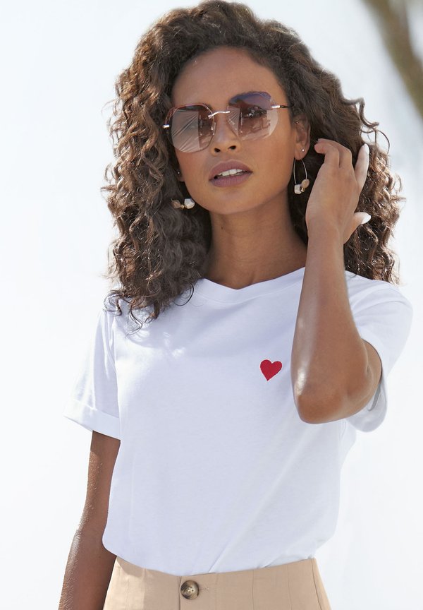 T-Shirt print - weiß