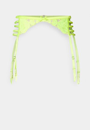 Fleur du Mal EMBROIDERY GARTNER - Porte-jarretelles - neon yellow