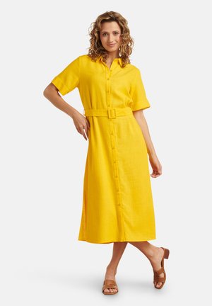 Shirt dress - yellow