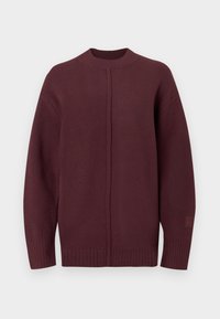 CREW NECK SWEATER  - Džemper - burgundy crush/dark team red