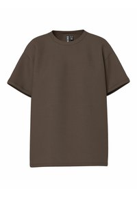 PCSKYLAR SS OVERSIZED NOOS - T-shirt basique - hot fudge