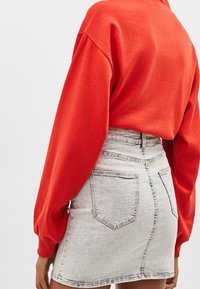 Bershka Jeansrock - grey