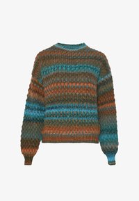 Ikke valgt, turquoise brown mix