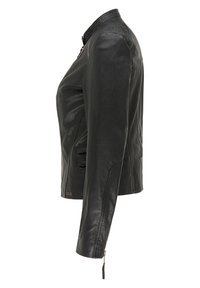 Mustang Leren jas - schwarz