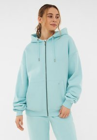 Johnny Urban CALEB  - Felpa con zip - ice blue