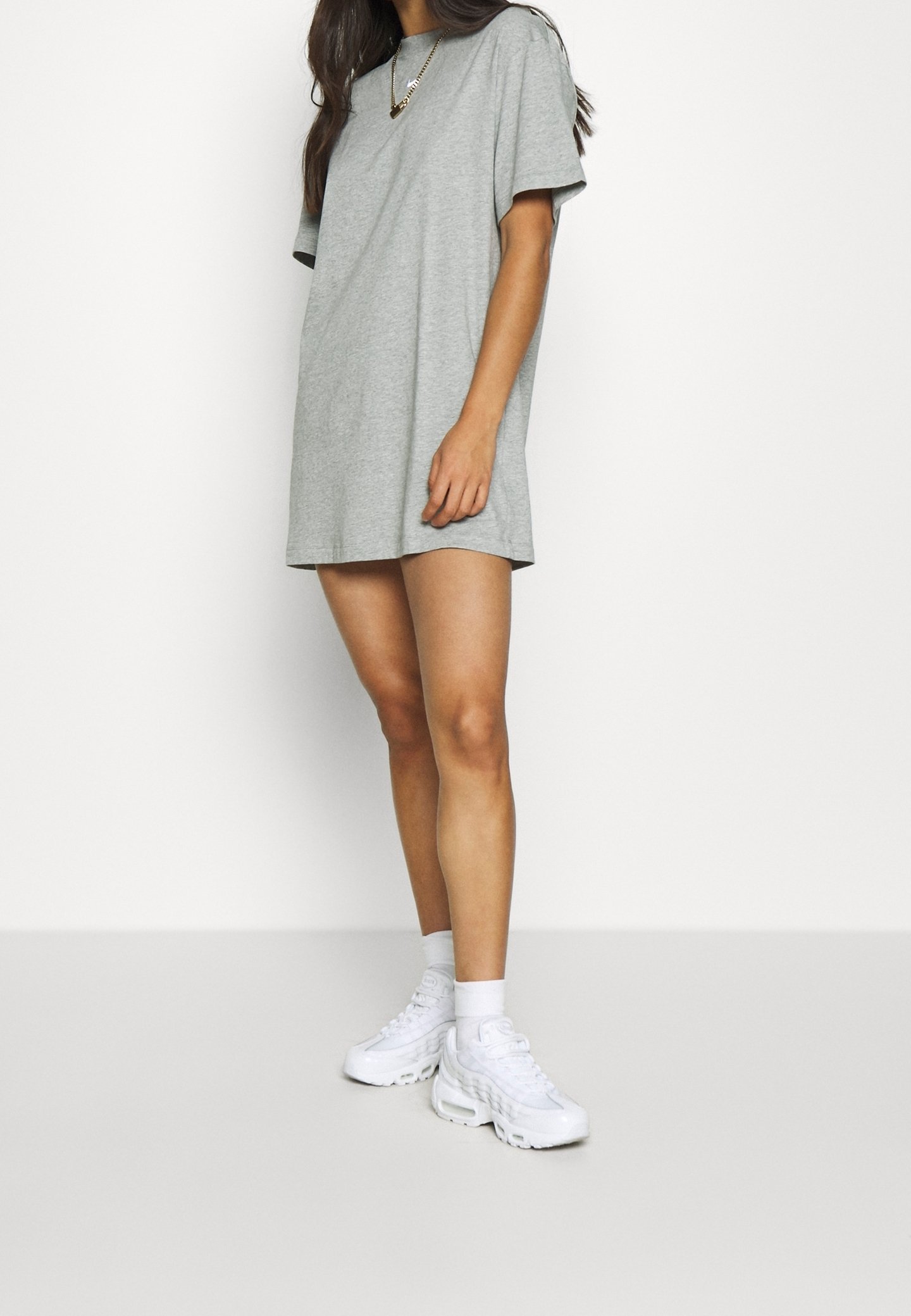 nike grey t shirt dress