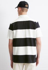 Marc O'Polo DENIM CUT SEW - Poloshirt - black multi