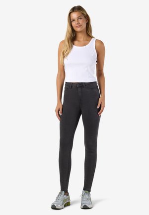 Noisy May NMCALLIE - Jeggings - dark grey denim