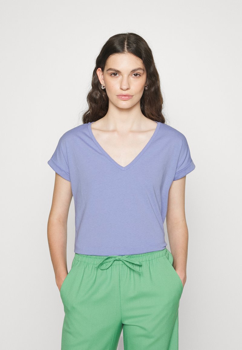 Damen T-Shirts | Vila VIDREAMERS V NECK T-Shirt basic pale iris/hellblau - ZJ85586 Damen T-Shirts | Vila VIDREAMERS V NECK T-Shirt basic pale iris/hellblau - ZJ85586