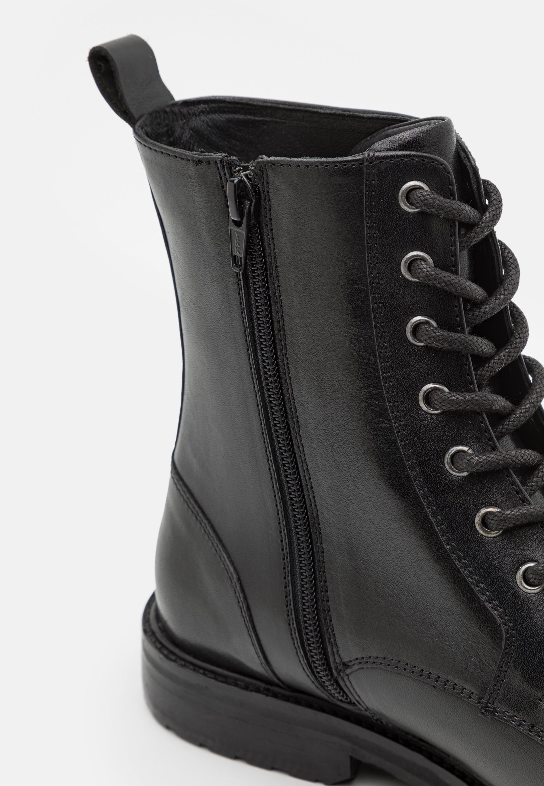 Zign LEATHER - Veterboots - black/zwart - Zalando.nl
