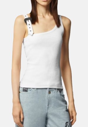 Versace Jeans Couture BUCKLE BAROQUE - Top - white