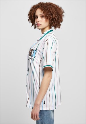 RETRO PINSTRIPE BASEBALL SHIRT - Nööpidega pluus - white