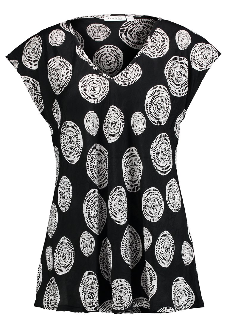 Masai T-shirt print zwart Masai T-shirt print zwart