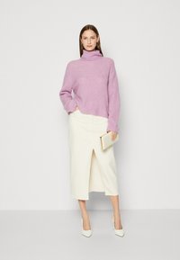 Mos Mosh THORA ROLLNECK - Maglione - lavender herb