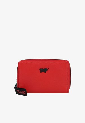 Braun Büffel Wallet - flame red