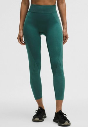lululemon GET LOW HIGH-RISE TRAINING TIGHT 25" | WOMEN'S LEGGINGS/TIGHTS - Punčochy - deep marina royal emerald