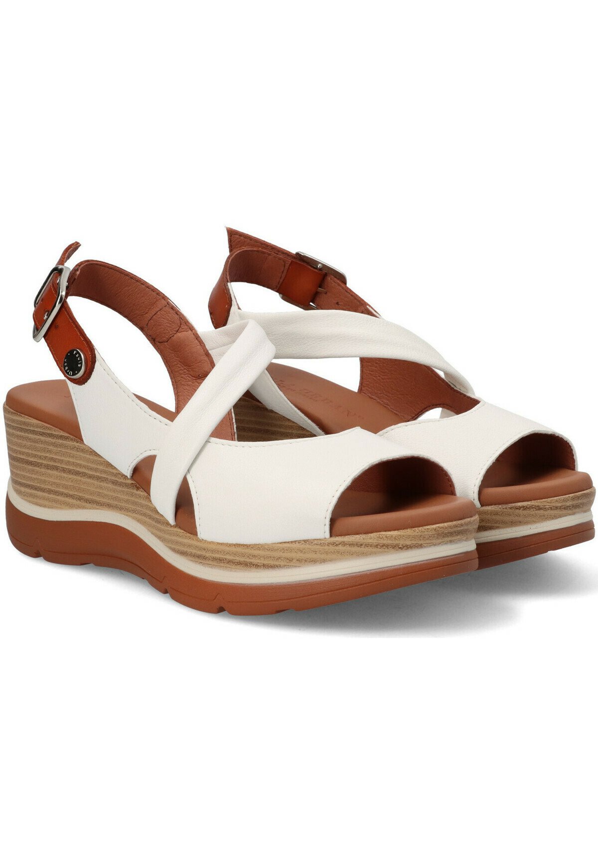 Paula Urban Sandalias de cuña - blanco - Zalando.es