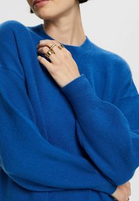 Esprit Stickad klänning - blue