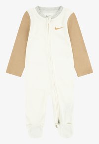 Nike Sportswear - FOOTED COVERALL - Naktstērps - pale ivory Miniatūras attēls 1